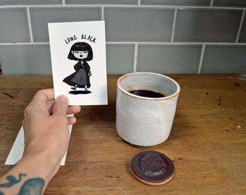 Художница изобразила "кофейных фей", вдохновившись любимыми ароматными напитками (9 фото)