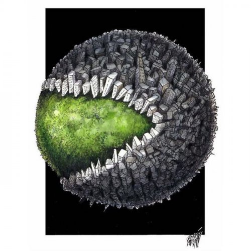 Невероятно проницательные иллюстрации Анхеля Болигана Корбо изображают, что не так с современным миром (36 фото)